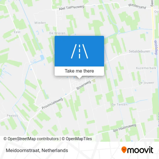 Meidoornstraat map