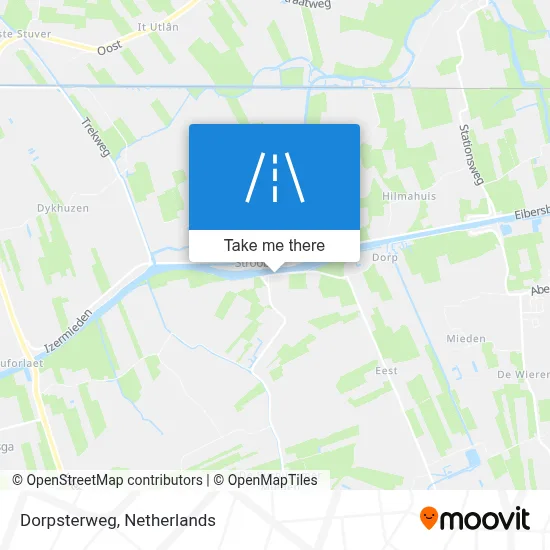 Dorpsterweg map