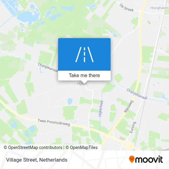 Dorpsstraat map