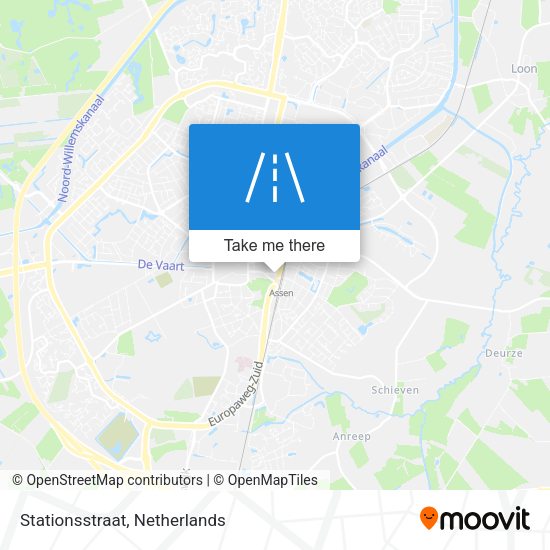 Stationsstraat map