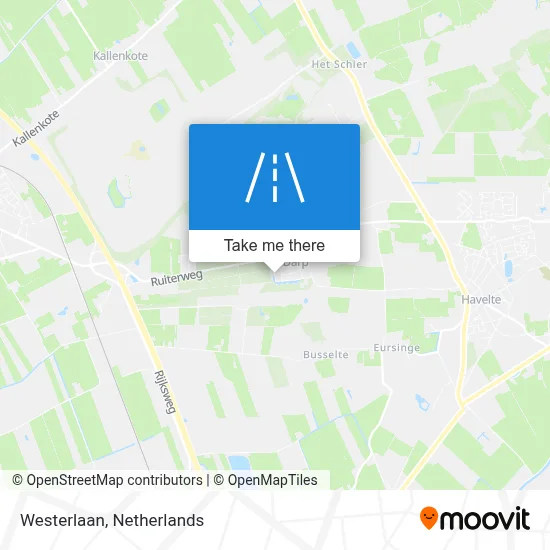 Westerlaan Karte