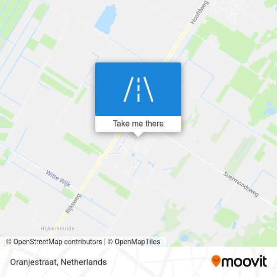 Oranjestraat map