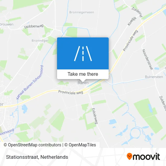 Stationsstraat map