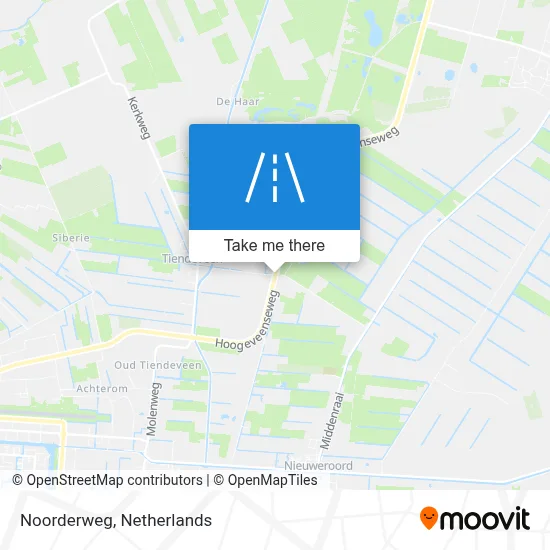 Noorderweg map