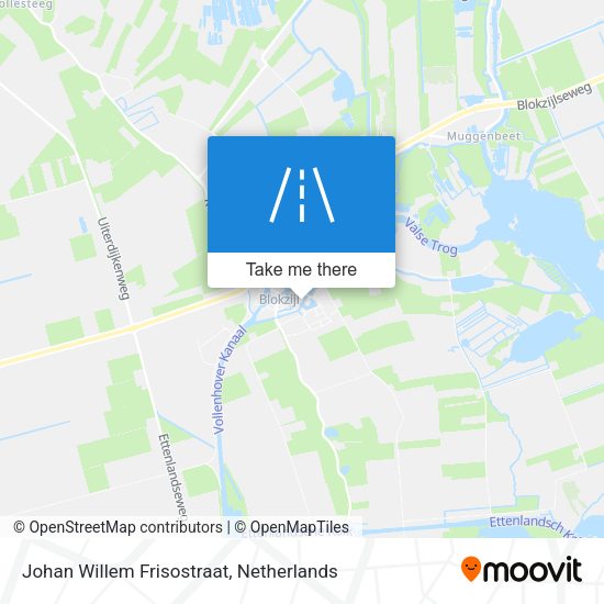 Johan Willem Frisostraat map