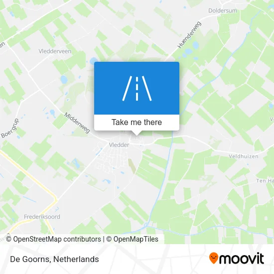 De Goorns map