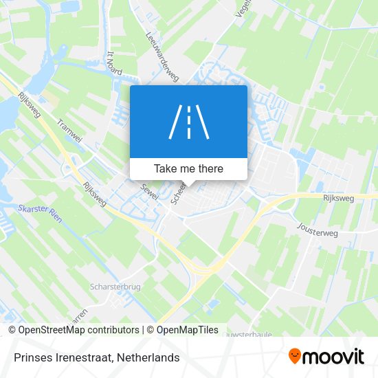 Prinses Irenestraat map