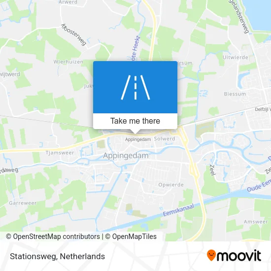 Stationsweg map