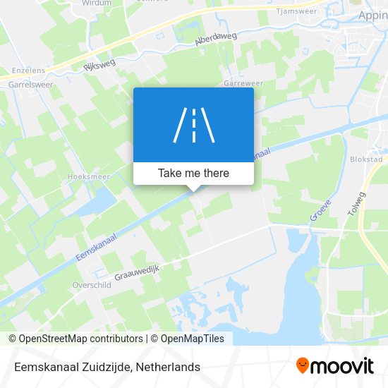 Eemskanaal Zuidzijde map