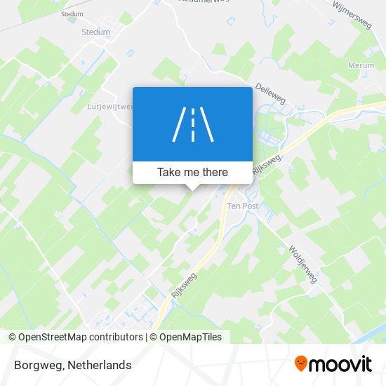 Borgweg map