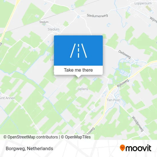 Borgweg map