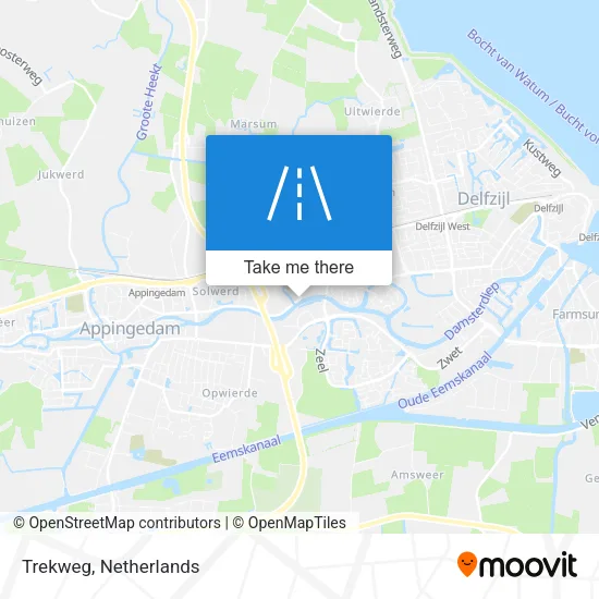 Trekweg map