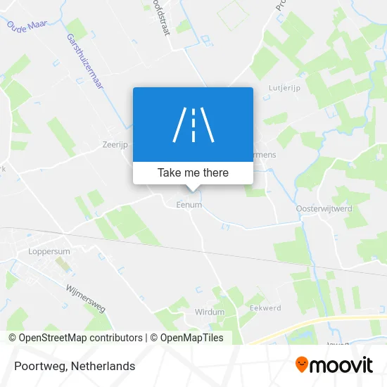 Poortweg map