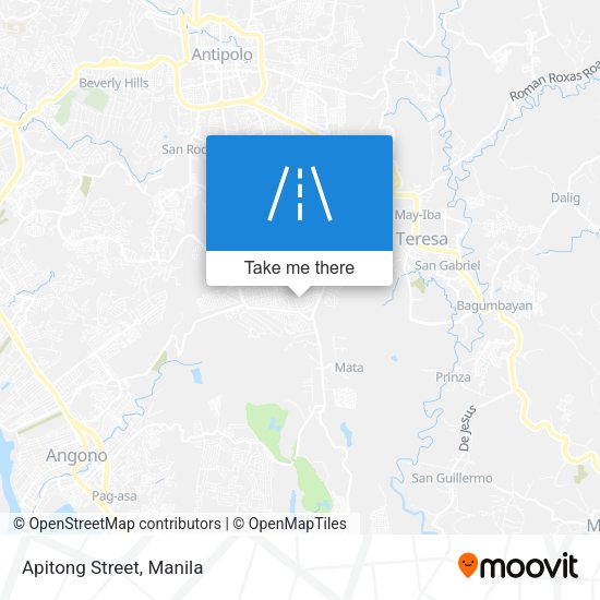 Apitong Street map