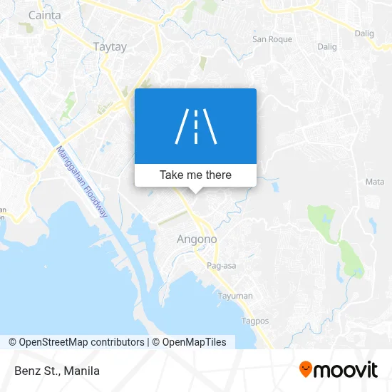 Benz St. map