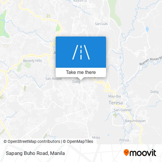 Sapang Buho Road map