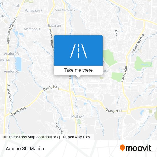 Aquino St. map
