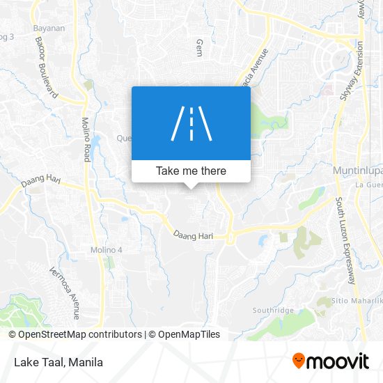 Lake Taal map