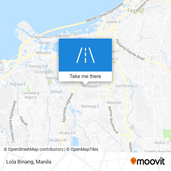 Lola Binang map