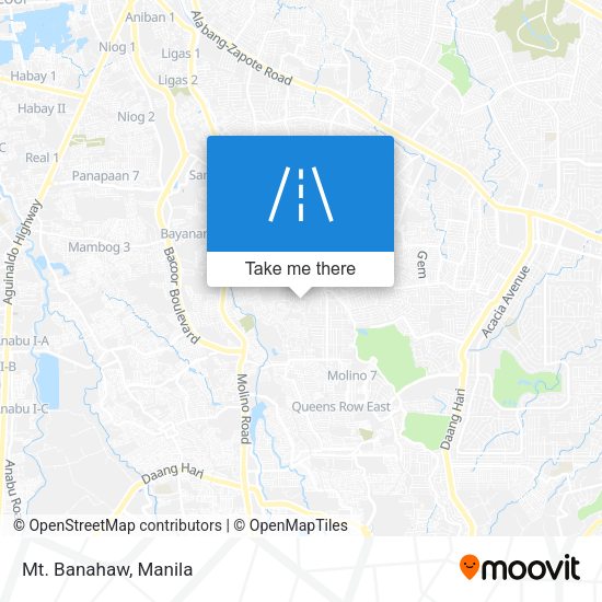 Mt. Banahaw map