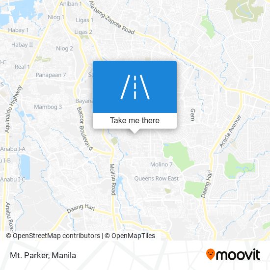 Mt. Parker map