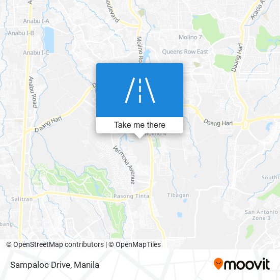 Sampaloc Drive map