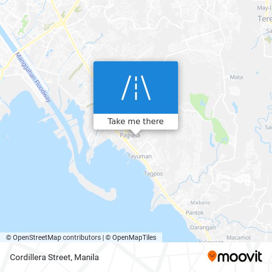Cordillera Street map