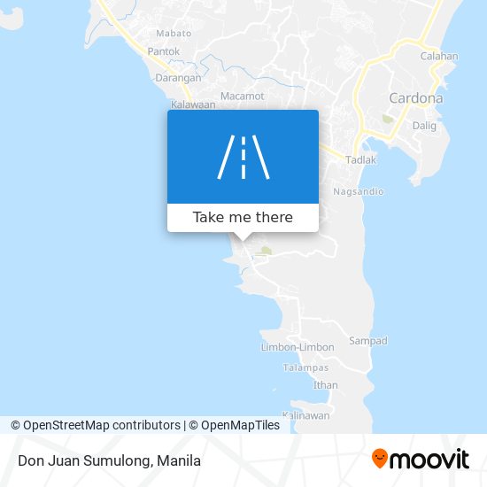 Don Juan Sumulong map