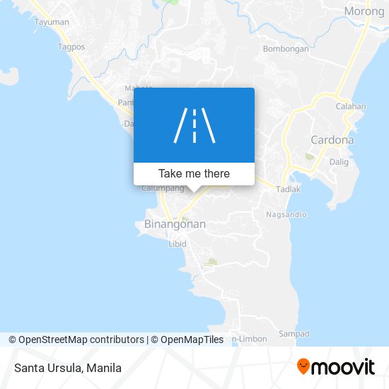 Santa Ursula map