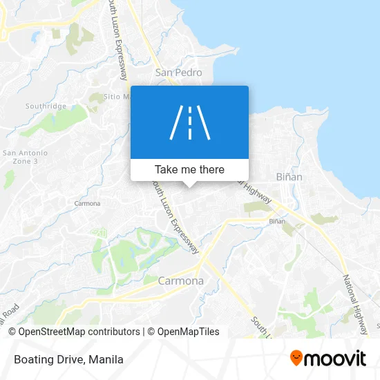 Boating Drive map