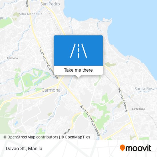 Davao St. map