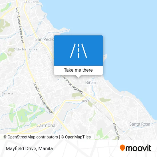 Mayfield Drive map