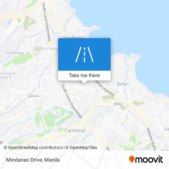 Mindanao Drive map