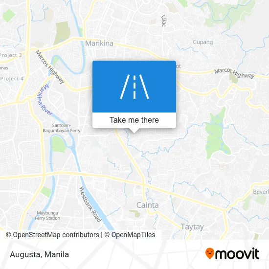 Augusta map