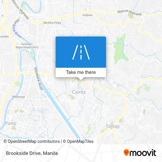 Brookside Drive map