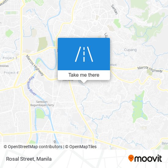 Rosal Street map