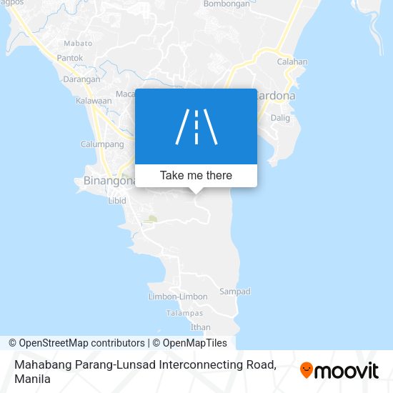 Mahabang Parang-Lunsad Interconnecting Road map