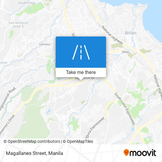 Magallanes Street map