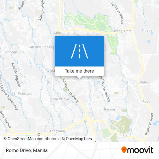 Rome Drive map
