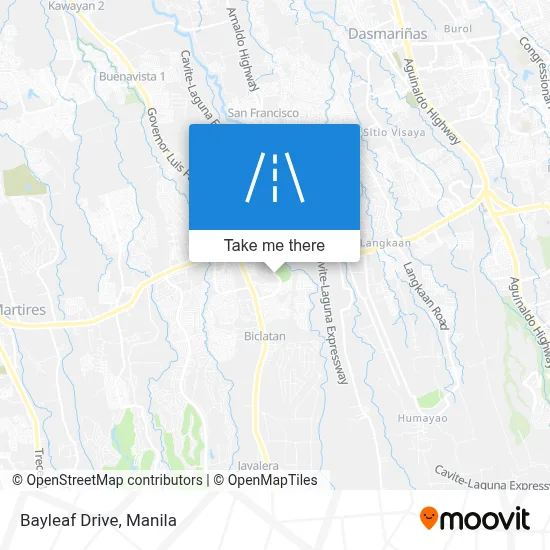 Bayleaf Drive map