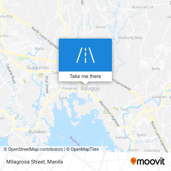 Milagrosa Street map