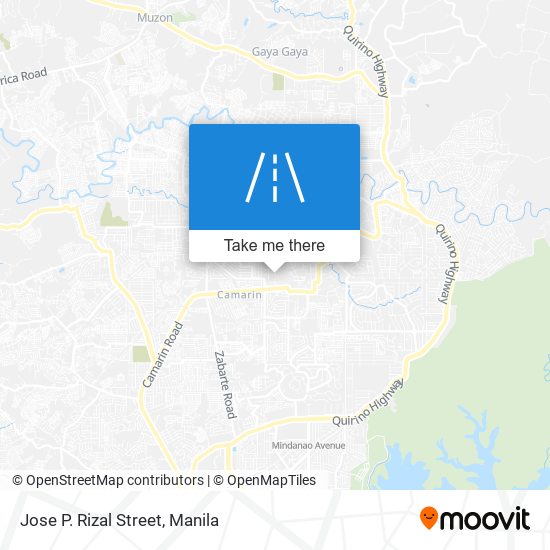 Jose P. Rizal Street map