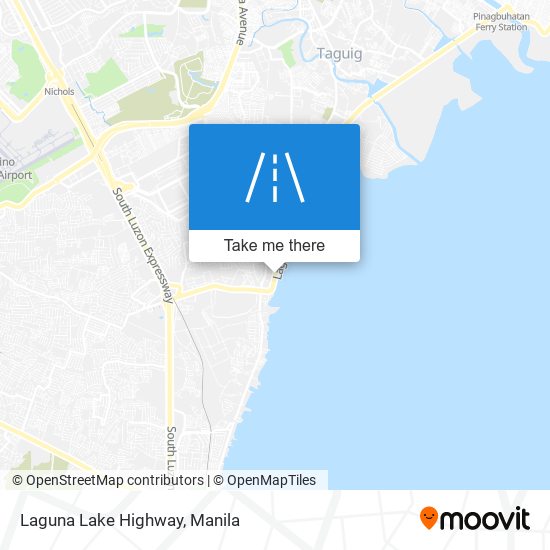 Laguna Lake Highway map