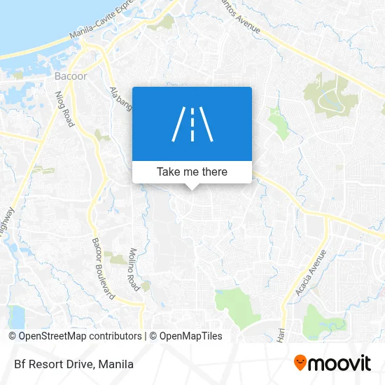 Bf Resort Drive map