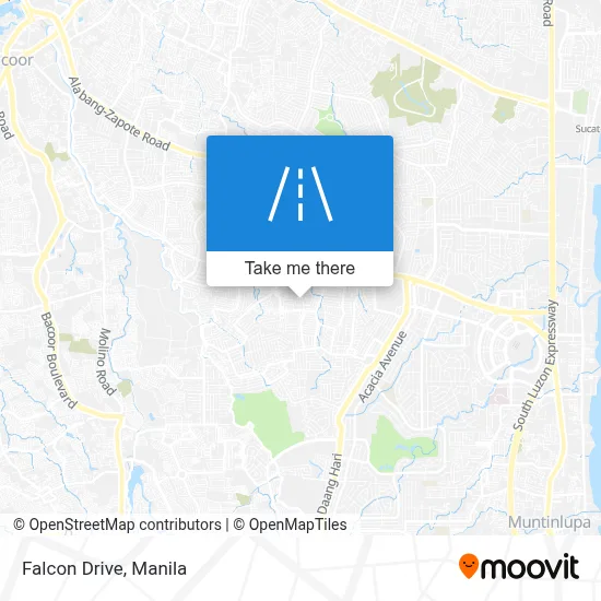 Falcon Drive map