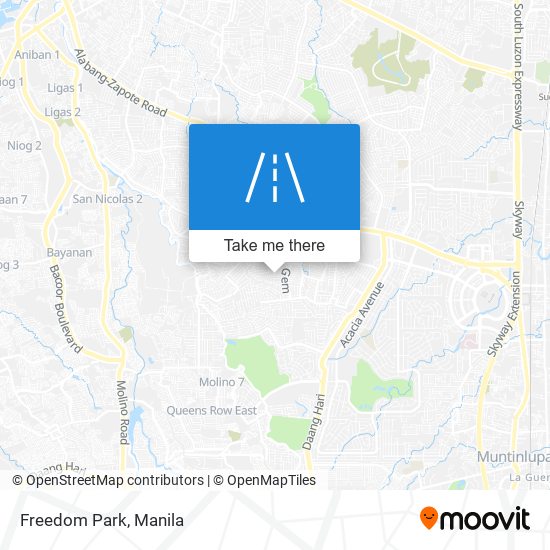 Freedom Park map