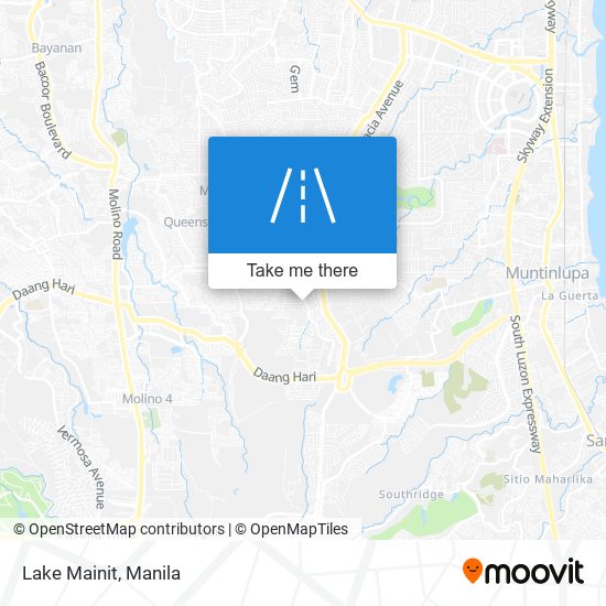 Lake Mainit map