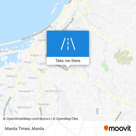 Manila Times map