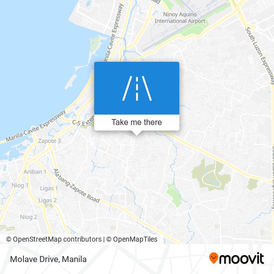 Molave Drive map