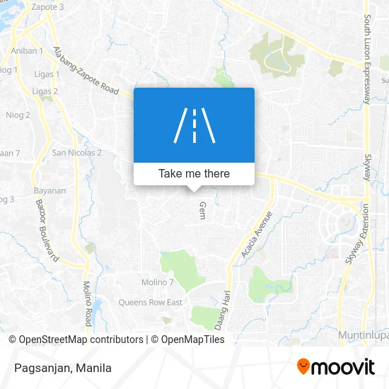 Pagsanjan map